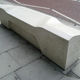 This Camden bench in London has been designed to prevent multiple activities: a sloping edge makes sleeping or reclining on it uncomfortable, angles stop litter accumulating, and it has a fluctuating edge to prevent skateboarders.